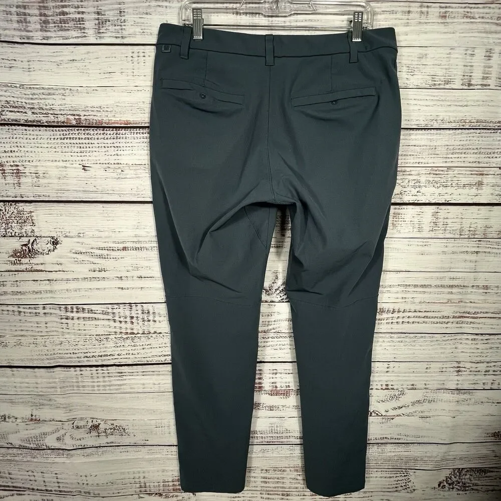 Lululemon Commission Pants Mens 34x32 Iron Blue Classic Warpstreme Performance
